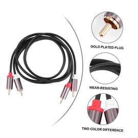 Gatuida 1m Male Stereo Cable for Gaming Consoles to Audio Connection Line for High-Fidelity Sound Home Theater and Applications