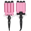 3 Barrel Curling Iron Wand Adjustable Hair Curler Waver Crimper
