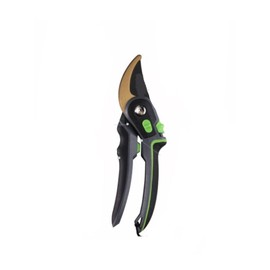 Gardening Pruner Flower Fruit Grass Cutter Pruner Scissor Shears Handheld Cutter Black and Gold
