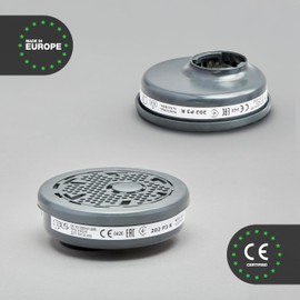 Replacement Filter BLS 202 B-Lock P3 R | 2 Dust Filters with B-Lock Bayonet Connection | CE Certified | Made in Europe