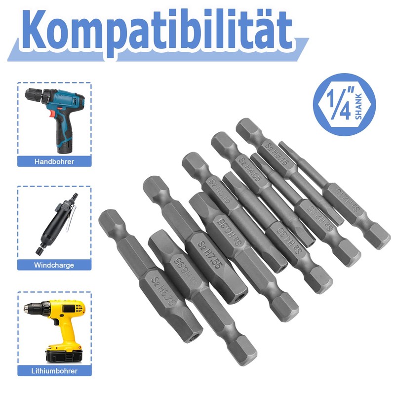 Mesee 5-Point Screwdriver Bit, Magnetic 5 Point Torx Security Head,