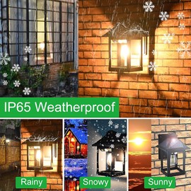 Moman Solarlampe für Außen, Vintage Solarleuchte mit Bewegungsmelder 2200mAh Solar Wandleuchte 3 Modi IP65 Wasserdicht für Garten Zaun Garage, Solarlampe-Außen-LED-Bewegungsmelder-Licht