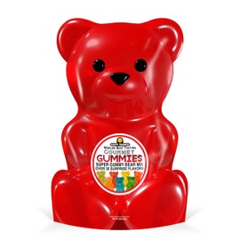 BULK 4 PACK Happy Yummies Worlds Best Tasting Gourmet Gummies Spring Mix Assortment Gummy Candies 16oz (4 Pack 16oz Super Bear Asst)