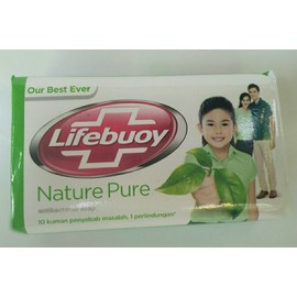 Lifebouy Nature Pure Antibacterial Bar Soap, 85 gram