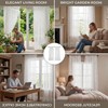 CtiUjdx 2 Panels Lace Curtains, Net Curtains for Windows with