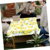 Abaodam Outdoor Tablecloth Lemon Print Summer Rectangle Easy Wash Stylish