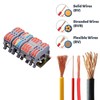 Koverflame Quick Lever Wire Connectors: Compact Electrical Splicing Kit, 0.4-2.5mm²