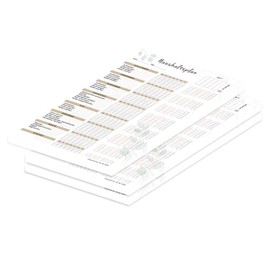 PRICARO A4 Sheet Magnetic Cleaning Plan 25 Sheets (Pack of 3)