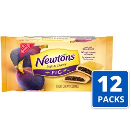 Newtons Soft & Fruit Chewy Fig Cookies, (Fig Bars), 12 - 10 oz Packs