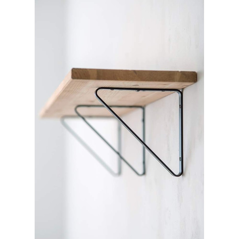 POSH LIVING 63753 Mill Scale Bracket, Black, S