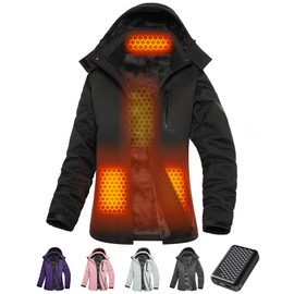 Women Graphene Heated Jacket Electric Warming Coat 2023 Christmas Birthday Gift Ideas Grandma Stepmother in Law Teacher Boss Best Friend Appreciation Thank Retirement 60th 50th 40th Godmother Proposal