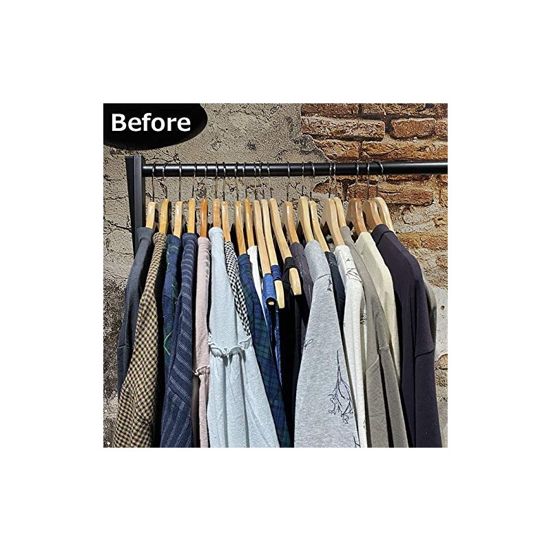 Hangers, Clothes Storage Up Hangers, Set of 2 (Gray)