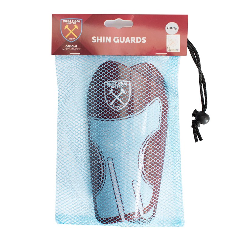 West Ham DELTA Slip-In Shin Guards - Junior