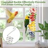 2PCS Stainless Steel Bird Feeder, Parrot Fruit & Vegetable String