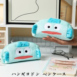 Sanrio Cute Pencil Case, Large Capacity, Kids, Adults, Simple Pouch, Elementary School, Middle School, High School Students, Stylish Pouch, Moe Goods, 8.5 x 4.9 x 1.2 inches (21.5 x 12.5 x 3 cm), a