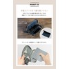 QUARE 5 Rows Genuine Leather Smart Key Case, Card Case,