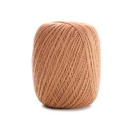 Circulo Clea Yarn – Crochet Thread Fine Size 10-8/2 Perfect for Weaving - 100% Mercerized Brazilian Cotton (Pack of 1 Ball) – 5.3 oz, 1094 yds - Color: 7625 - Chestnut