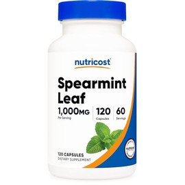 Nutricost Spearmint Leaf (1000mg) 120 Capsules - Spearmint Supplement, GMO-Free, Gluten-Free, 60 Servings