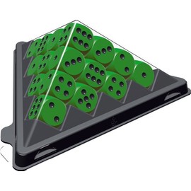 ABACUSSPIELE 03114 Mini Game Dice Pyramid Green