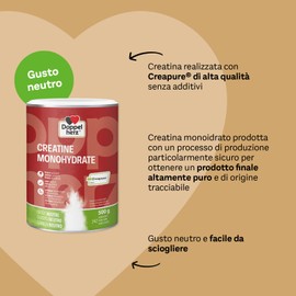 Doppelherz Creatine Monohydrate, Creatina Monoidrata in Polvere, 500 g