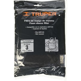 Truper FILE-ASPI-G1, Filtro de espuma para aspiradoras 3 y 4 galones