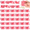 Meooeck 30 Pcs Axolotl Float Bath Toys Bulk Cute Rubber