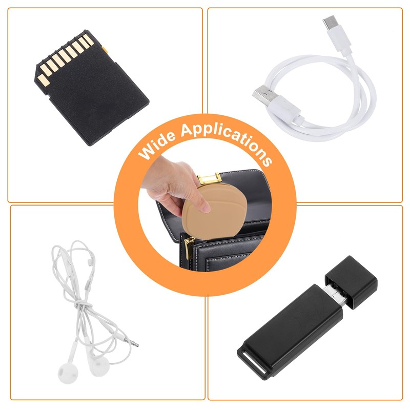 HARFINGTON Earbuds Cases, Wired Earphone Case Holder Organizer, Silicone Ear