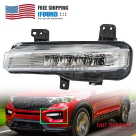 Cahuczlhoz Left Driver Side LED Fog Light For Ford Explorer 2020 2021 2022 2023 LB5Z15201A