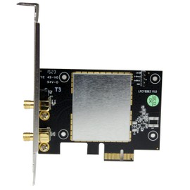 StarTech.com AC600 Wireless-AC Network Adapter - 802.11ac, PCI Express - Dual Band 2.4GHz / 5GHz PCIe Wireless Network Card (PEX433WAC11)