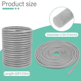 15 m PE Round Cord Seal Diameter 13 mm Joint Filling Profile Foam Round for Gap and Joint Concrete Filling