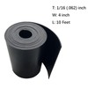 Solid Rubber Sheet, Rolls, Strips 1/16 (.062)" Thick X 4"