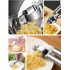 Prensas de Ajo de Acero Inoxidable 304 con Pelador de