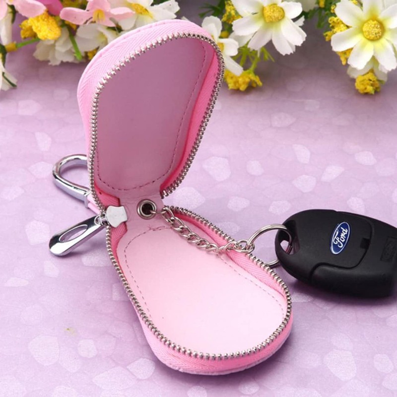 Soyuru Women's Smart Key Case, Key Fastener, Daisy Flower Motif,