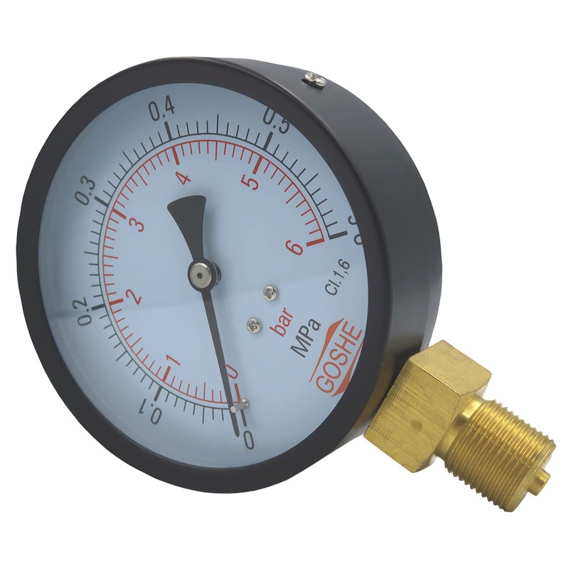 100mm 10 Bar Side Entry Manometer Pressure Gauge M20x1,5 +