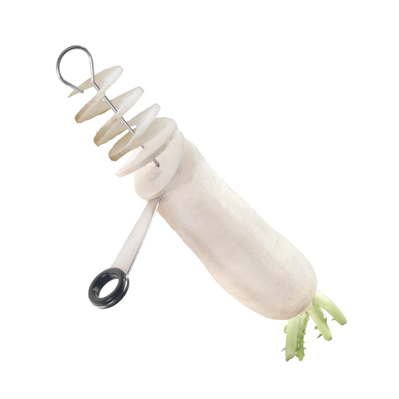 Metaltex Stainless Steel Radish Cutter - Cuts Spirals, Sharp Blade