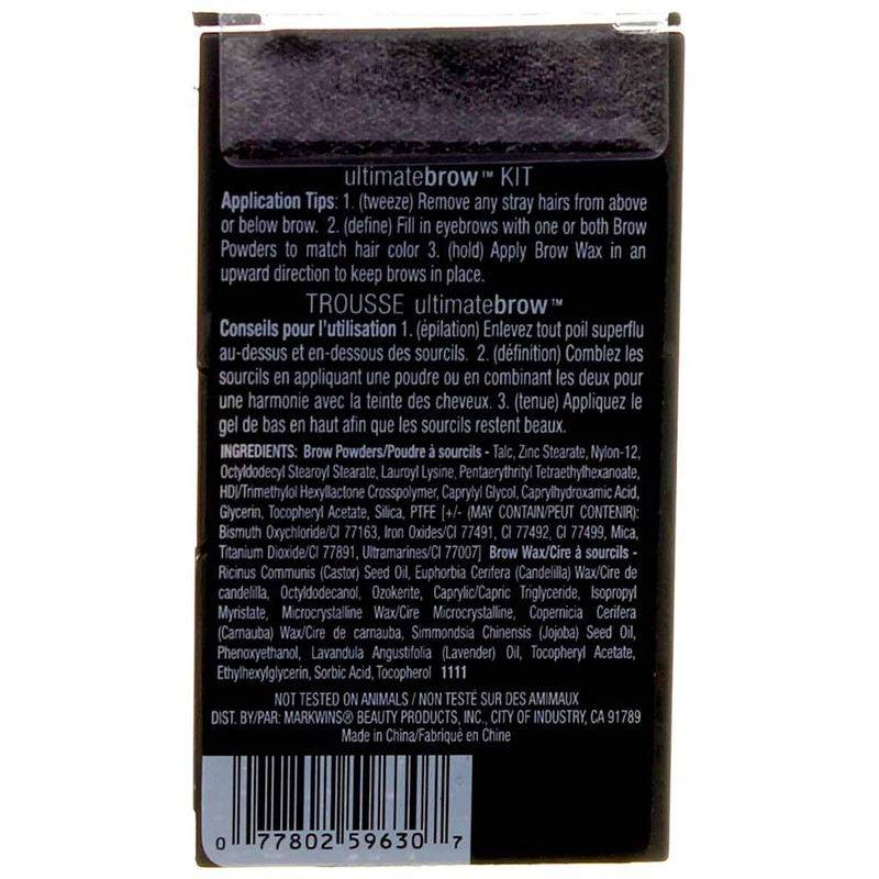 Wet N Wild Ultimate Brow Kit, #963 Ash Brown -