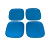 Tupperware 8 Inch Square Plates 4 Blue