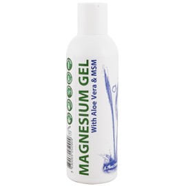 1x Magnesium Gel with Aloe Vera & MSM | 6.76 Oz - 200 ml | Pure Magnesium Chloride | Organic Aloe Vera | Soothes and Relaxes Muscles | Heiltropfen®