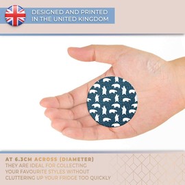 Destination Vinyl ltd Magnet for Refrigerator, Fridge - Polar Bear Cartoon Animal Cute for Office, Cabinet and Whiteboard, Magnetic Stickers, 14820