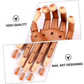 Beavorty 600pcs Practice False Nails Manicure Fake Nails for Beginners Professionals Lightweight for Training Salon Use