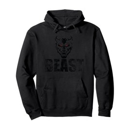 Beast Graphic Tee Pullover Hoodie
