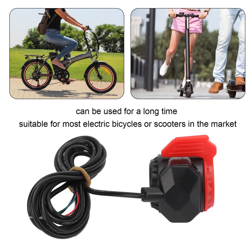 Thumb Throttle Accelerator ABS 22mm Left Handlebar Finger Throttle Speed