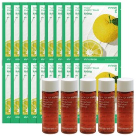 (20 sheets)Innisfree Energy Mask Citron+ / (20매)이니스프리 에너지 마스크 유자+