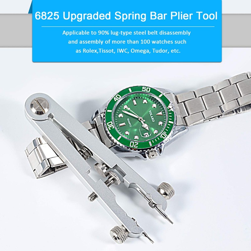 TEXNEWS Watch Spring Bar Plier Tool Set with Durable 10