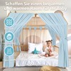 Alishomtll House Bed Canopy Decoration Set, 2 Bed Canopy, House