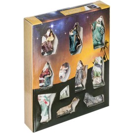 Paris Prix Feeric Chrismas Ceramic Christmas Costumes, Pack of 11