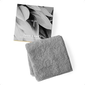 TRUE TOWEL, Towel Handkerchief, Gray