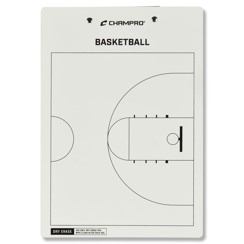 Champro Basketball Coaches Board (White, 12 x 9-Inch)