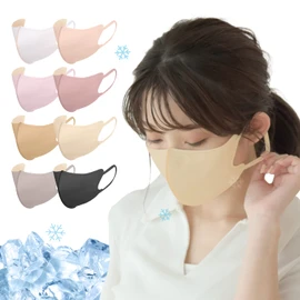 [Mask Industry Association] 3D Cooling Mask, Non-woven Mask, Cool, Summer Mask, Cool, Non-woven Fabric, Disposable, Summer Mask, Easy to Breathe Summer Mask, Color Mask, 3D Mask, Small Face Mask,