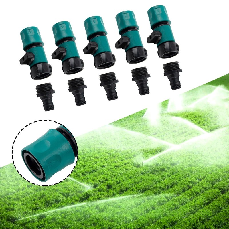 Reliable Quick Connect Garden Hose Kit with Shut Off Valve